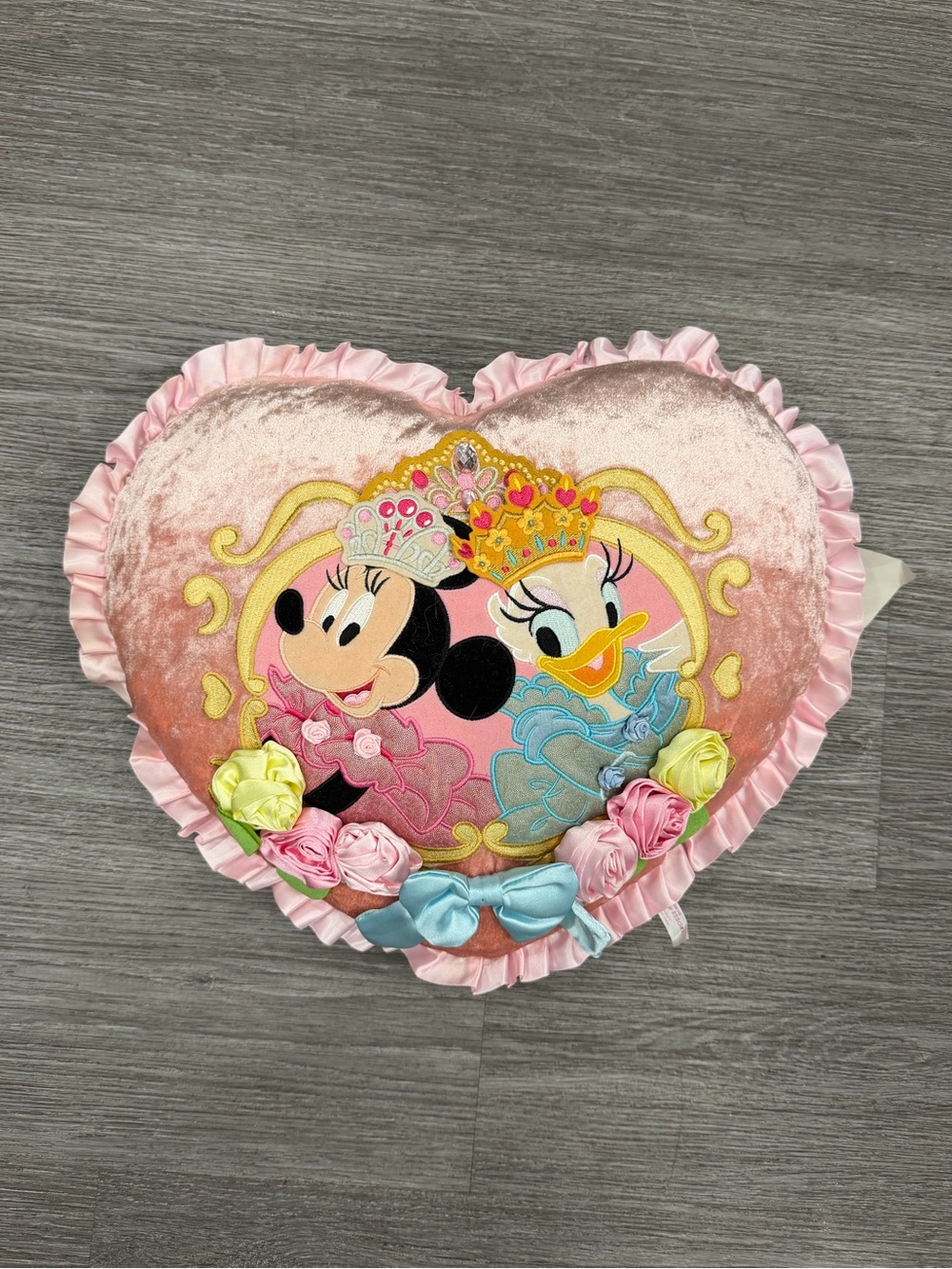 Disney Princess Days Heart Pillow Tokyo Disneyland